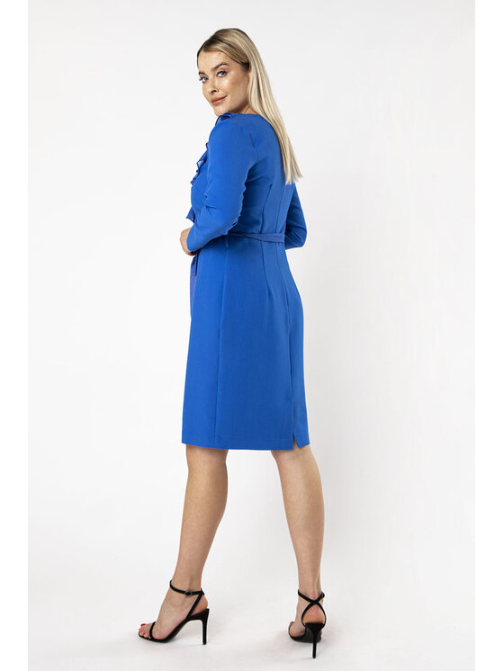 QUIOSQUE QUIOSQUE Každodenné šaty FALBANA DRESS Modrá Regular Fit