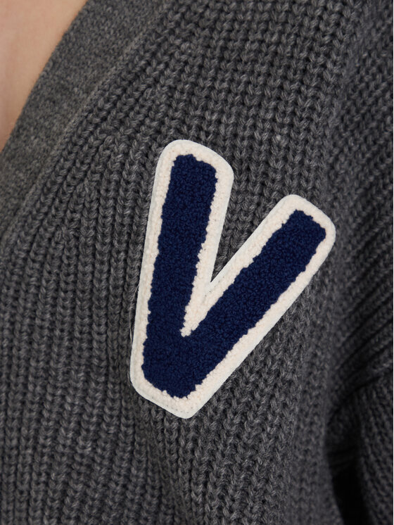 ViCOLO ViCOLO Kardigan 55072F Šedá Regular Fit