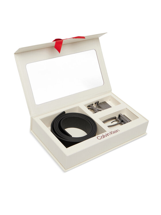 Calvin Klein Calvin Klein Vöö Two Belt Rev Gift Set 35Mm LV04D0025G Must
