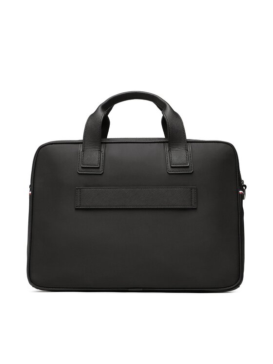 Tommy Hilfiger Tommy Hilfiger Nešiojamo kompiuterio krepšys Th Elevanted Nylon Computer Bag AM0AM10940 Juoda