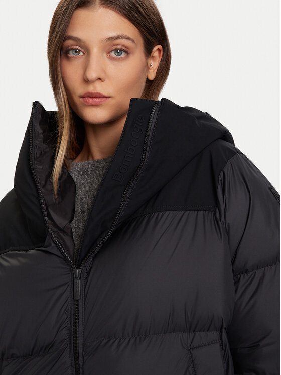 Bomboogie Bomboogie Télikabát Nagoja GW7524TNF5 Fekete Relaxed Fit