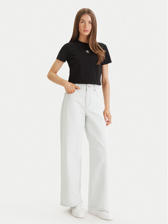 Calvin Klein Jeans Calvin Klein Jeans Majica LV047AB213 Črna Regular Fit