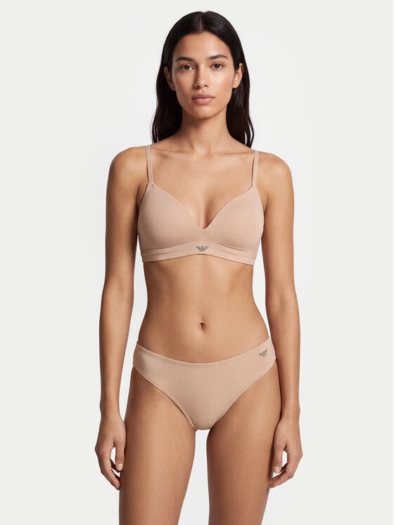 Emporio Armani Underwear Emporio Armani Underwear Комплект стрінгів EW000402 AF25571 U4134 Світло-бежевий