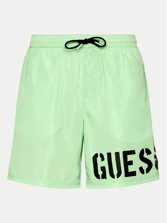 Guess Guess Kupaće gaće i hlače F4GT28 WG292 Zelena Regular Fit