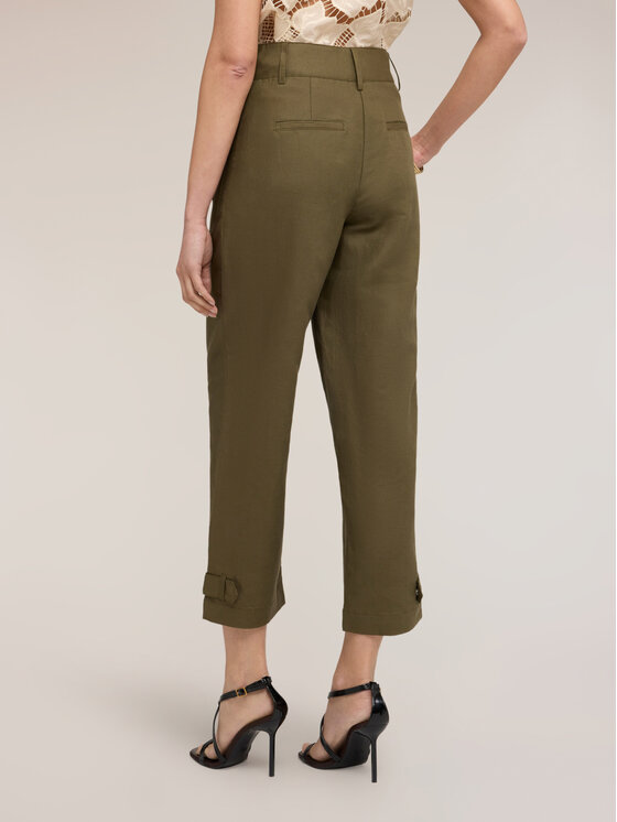 Motivi Motivi Pantaloni di tessuto P02JQ004645N035 Verde Cropp Fit