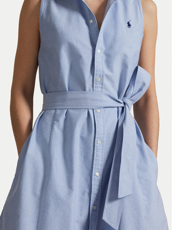 Polo Ralph Lauren Polo Ralph Lauren Hemdkleid 211906437006 Blau Regular Fit