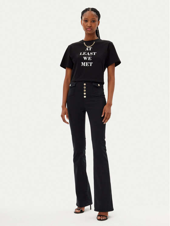 MET MET T-särk M10 261TS Must Regular Fit