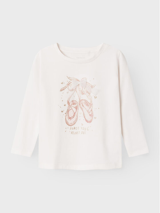 NAME IT NAME IT Μπλουζάκι Tabitha 13226295 Λευκό Regular Fit
