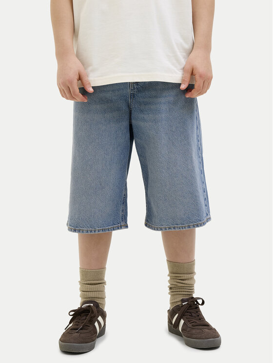 Jack & Jones Junior Jack & Jones Junior Džínové šortky Ron 12272044 Modrá Baggy Fit