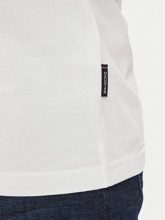 Hechter Paris Hechter Paris T-Shirt 75014 142919 Biały Regular Fit