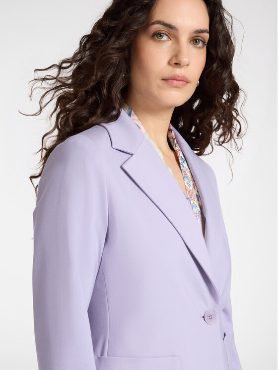 Elena Mirò Elena Mirò Giacca di transizione R053P100122N009 Viola Regular Fit