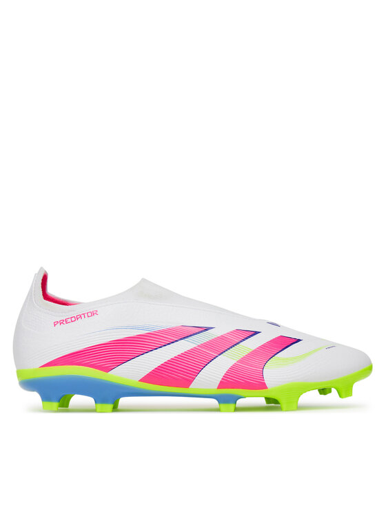 Ghete pentru fotbal adidas Predator League Laceless Firm/Multi-Ground ID3861 Alb