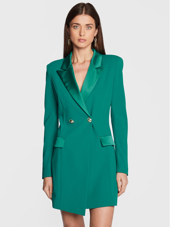 Imperial Rochie cocktail ACKFEAW Verde Slim Fit ACKFEAW imagine noua