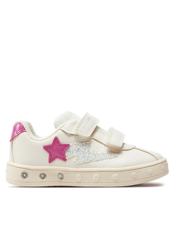 Sneakers Geox J Skylin Girl J458WA 000BC C0563 M Écru