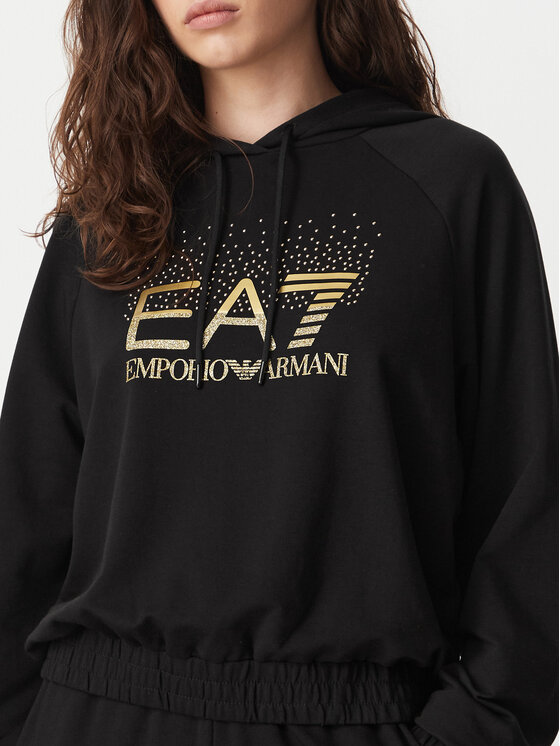 EA7 Emporio Armani EA7 Emporio Armani Tepláková souprava 7W001448 AF12502 UC001 Černá Regular Fit