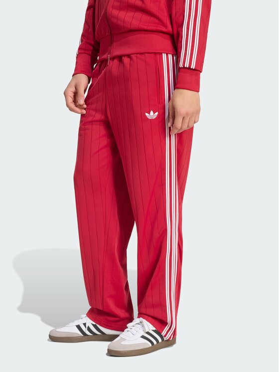 adidas adidas Spodnie dresowe Firebird Drop Needle Track Tracksuit Bottoms KE4134 Czerwony Regular Fit