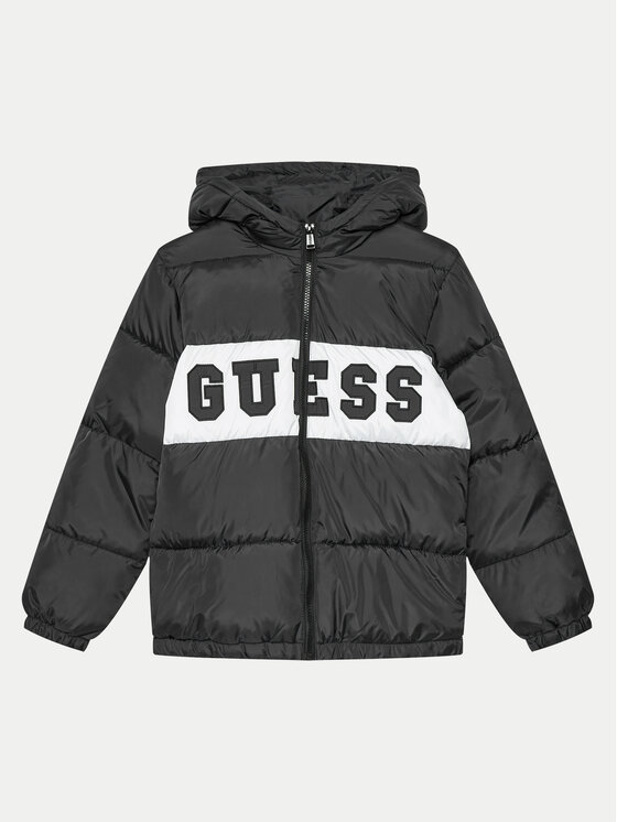 Guess Vatovaná bunda L4YL16 WGB60 Čierna Regular Fit
