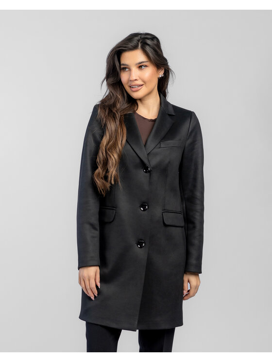 Salme Salme Prechodný kabát Alicja Čierna Regular Fit