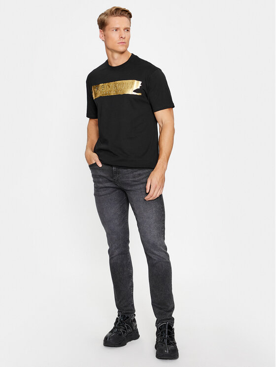 Plein Sport Plein Sport T-shirt SACC MTK6036 SJY001N Nero Regular Fit