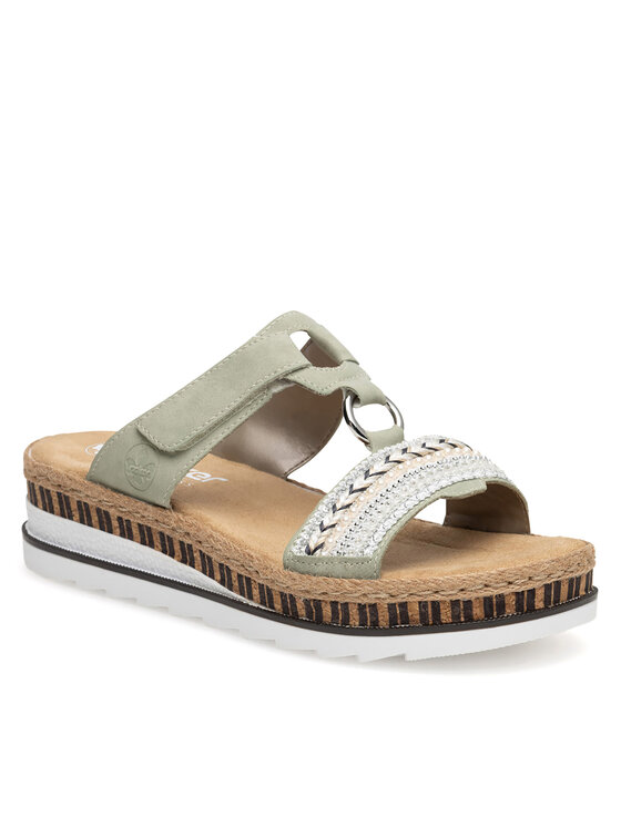 Rieker Rieker Παντόφλες V79M6-52 Πράσινο