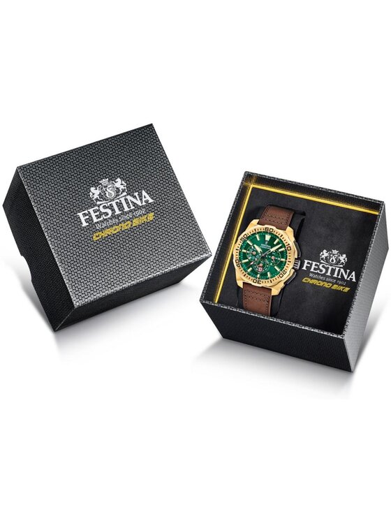 Festina Festina Zegarek F20728-2 Brązowy