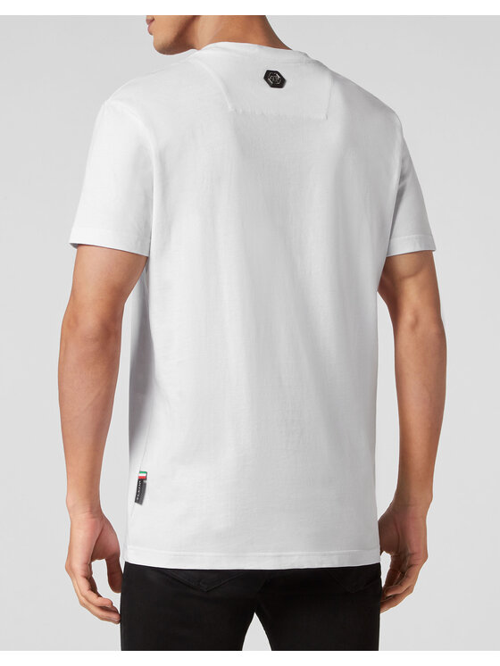 PHILIPP PLEIN PHILIPP PLEIN T-Shirt 721 Bílá Regular Fit