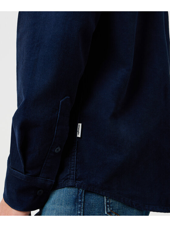 Wrangler Wrangler Koszula 112371527 Granatowy Regular Fit