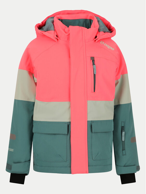 ZigZag ZigZag Скиорско яке Taylora Ski W-PRO 15000 Z213002 Розов Regular Fit