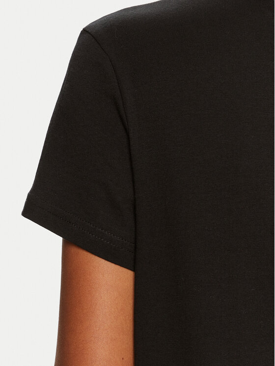 Mustang Mustang Marškinėliai Alma 1013933 Juoda Regular Fit