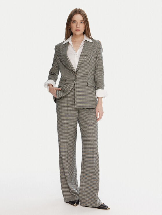 Maryley Maryley Medžiaginės kelnės 25IB598/M05/06VE Spalvota Regular Fit