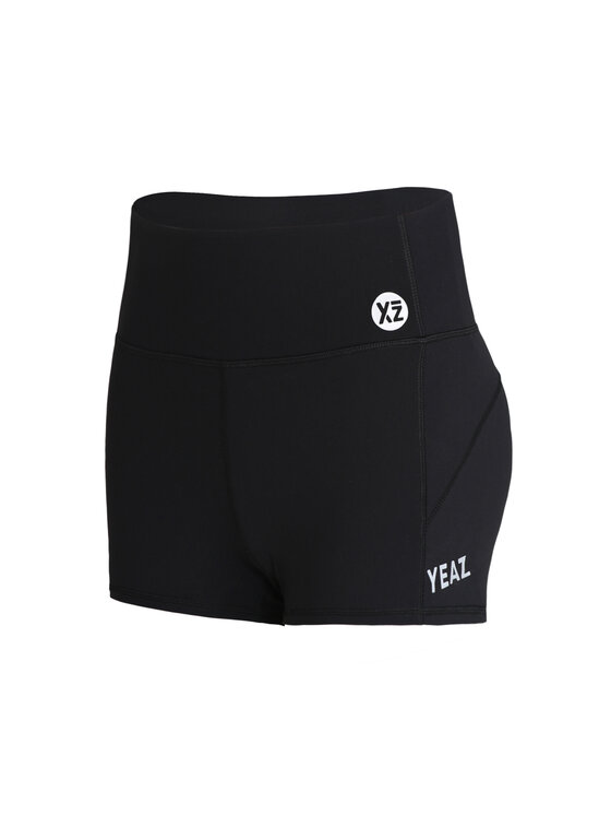 Yeaz Yeaz Szorty sportowe XOXO Czarny Slim Fit