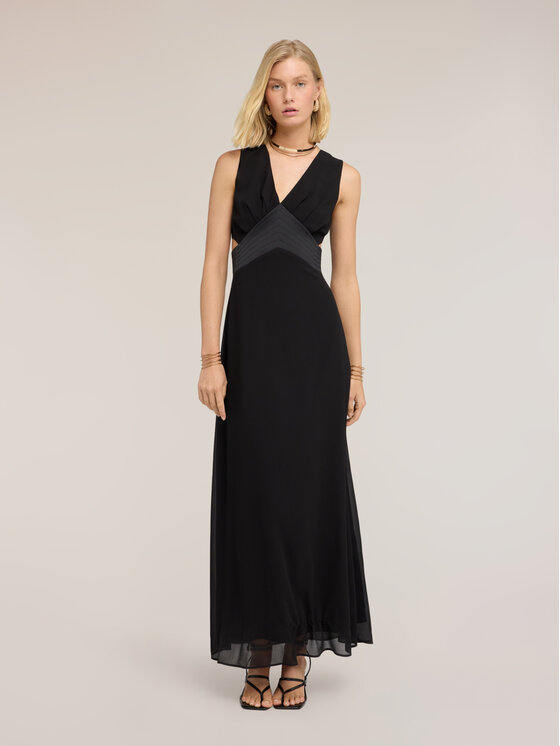 Motivi Motivi Abito da sera 7010Q003546N033 Nero Flare Fit