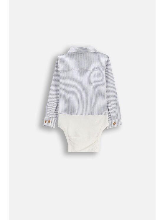 Coccodrillo Coccodrillo Body dziecięce WC6112901EBB-014 Niebieski Regular Fit
