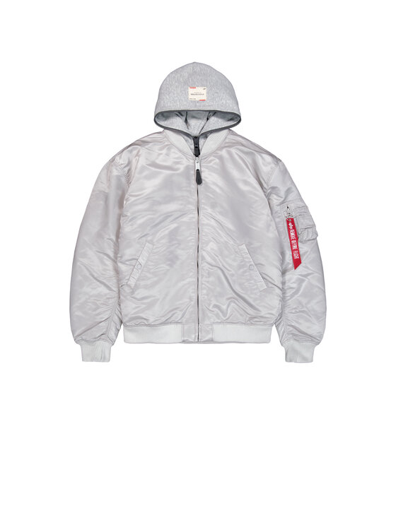 Alpha Industries Alpha Industries Kurtka bomber MA-1 D-Tec Studio Bomber Jacket Szary Regular Fit