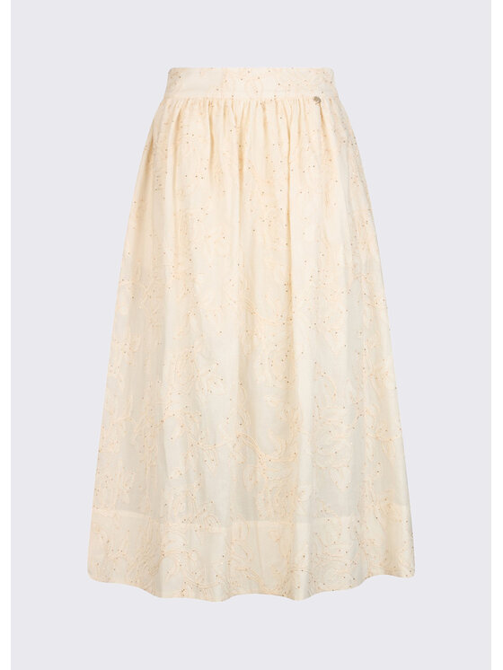 Liu Jo Liu Jo Spódnica maxi WA6455T472AP9417 Biały Regular Fit