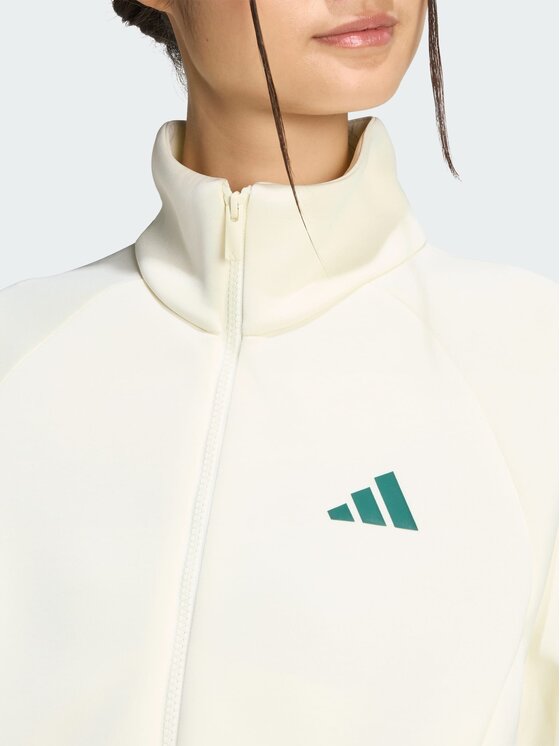 adidas adidas Top 151003 Kremowy Loose Fit