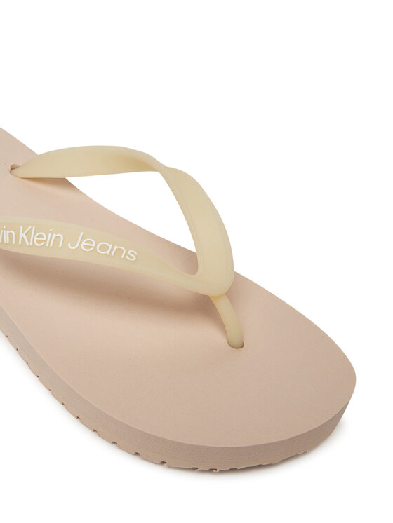 Calvin Klein Jeans Calvin Klein Jeans Flip-flops Beach Sandal Transparent Tpu YW0YW01829 Rózsaszín