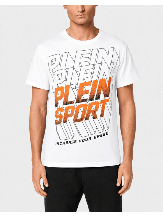 Plein Sport Plein Sport T-Shirt 31530 Biały Regular Fit