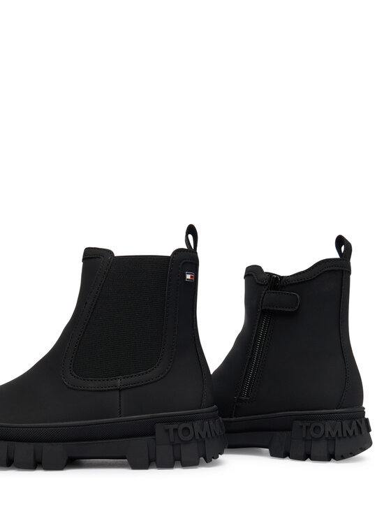Tommy Hilfiger Tommy Hilfiger Μποτάκια T3X5-34130-1355999 S Μαύρο