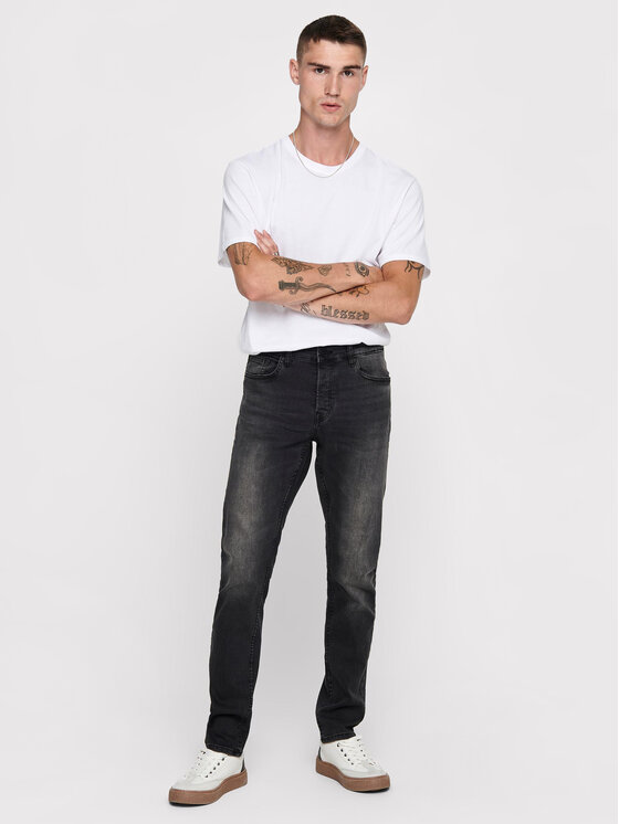 Only & Sons Only & Sons Τζιν Loom 22010447 Μαύρο Slim Fit