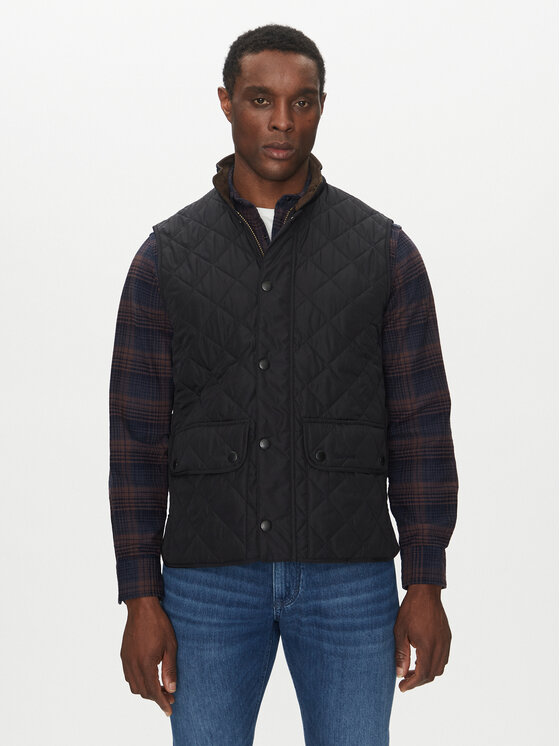 Barbour Barbour Prsluk New Lowerdale MGI0245NY71 Tamnoplava Regular Fit