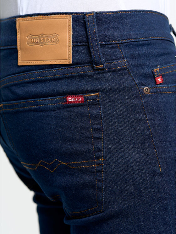 BIG STAR BIG STAR Jeansy terry_556 Granatowy Slim Fit