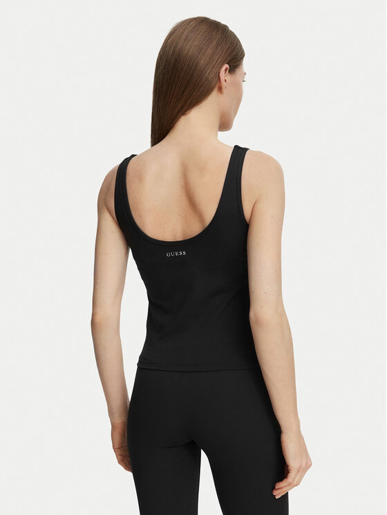 Guess Guess топ V6BP09 K6727 Черен Slim Fit