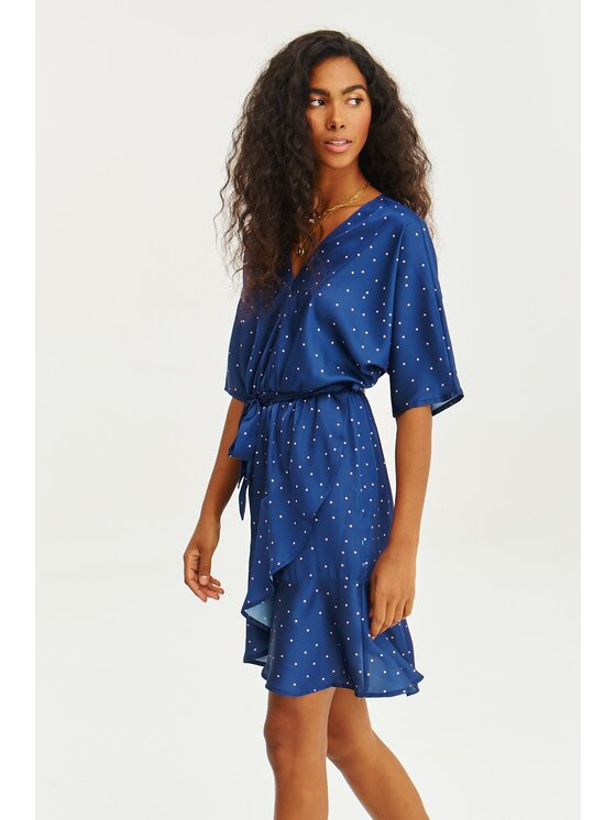 NAOKO NAOKO Každodenné šaty Dolce Notte Tmavomodrá Regular Fit