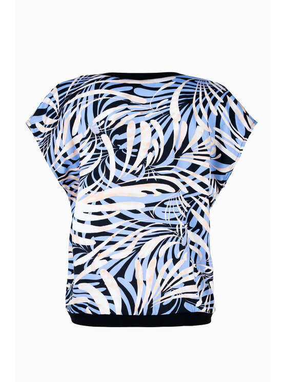 CLICK CLICK Bluzka 10-6899 Niebieski Loose Fit