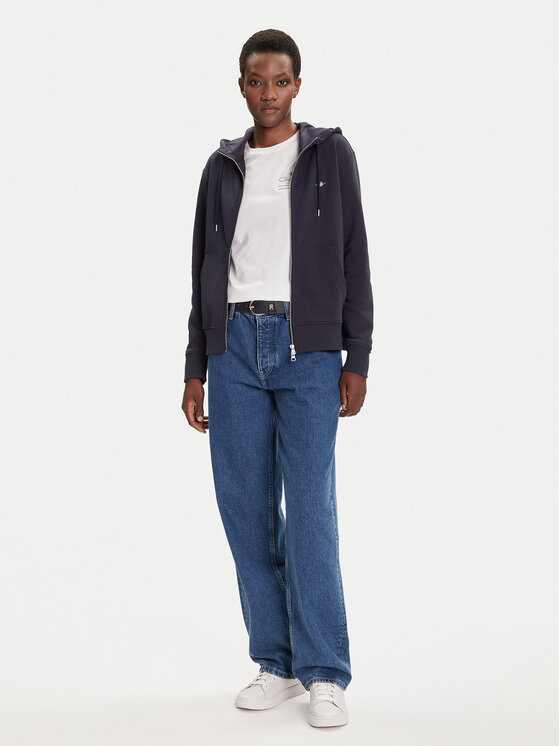 Gant Gant Pulóver Shield 4201412 Sötétkék Regular Fit