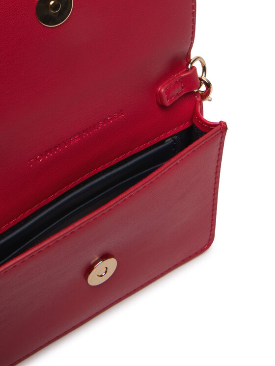 Tommy Hilfiger Tommy Hilfiger Torebka Th Icon Card Holder W/Chain AW0AW18248 Czerwony