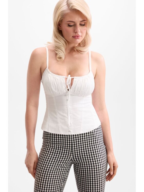 Guess Guess Top 182693 Bílá Classic Fit