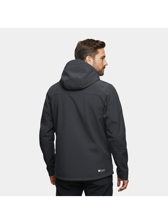 Alpinus Alpinus Kurtka softshell Roignais Czarny Regular Fit