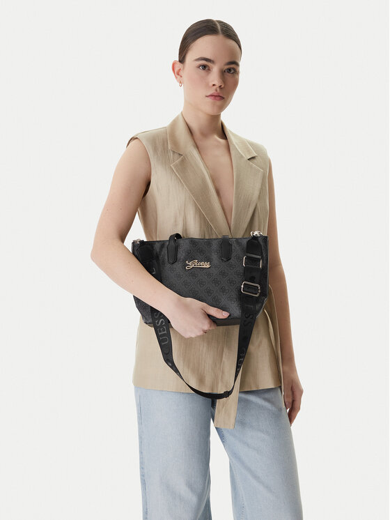 Guess Guess Дамска чанта J6RZ13 WFMF0 Черен